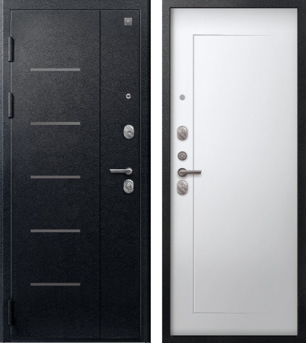 Центурион В-03 Чёрный муар - Кашемир белый